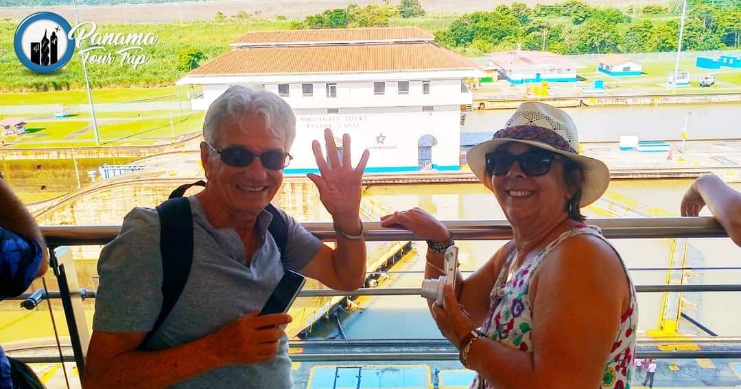 Visitando Canal de Panamá con Tania y Bernardo de Brasil🇧🇷